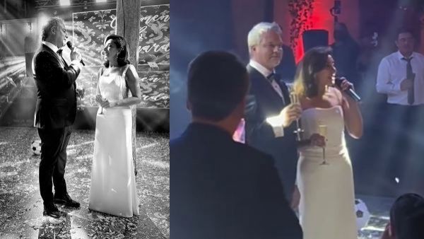 "Están en nuestro corazón para siempre": El emotivo brindis celebrado en el matrimonio de Carmen Gloria Arroyo y Bernardo Borgeat
