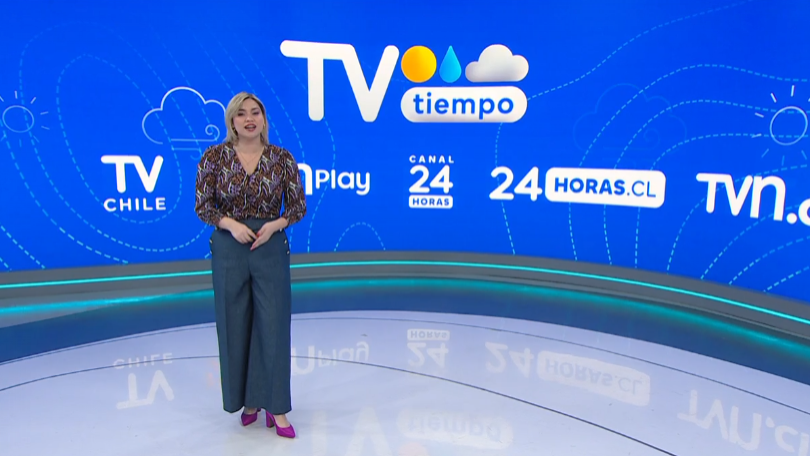 <p>Génesis Villar en TV Tiempo</p>
