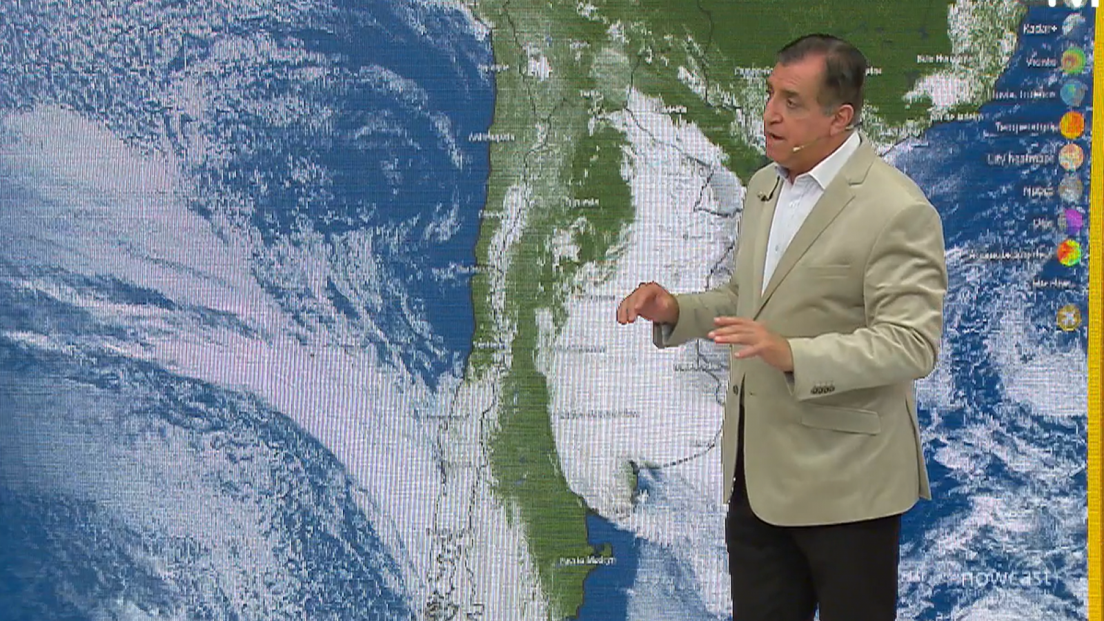 Viene la lluvia, agua nieve y frío: La actualización del tiempo de Iván Torres
