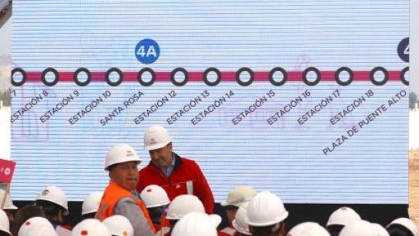 Metro de Satiago arranca obras de Línea 9: beneficiará a 2 millones de personas
