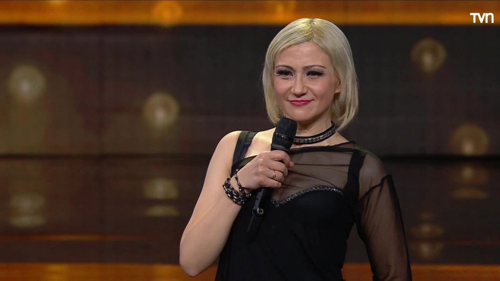 <p>Carolina de la Rosa como Madonna en Mi Nombre Es</p>
