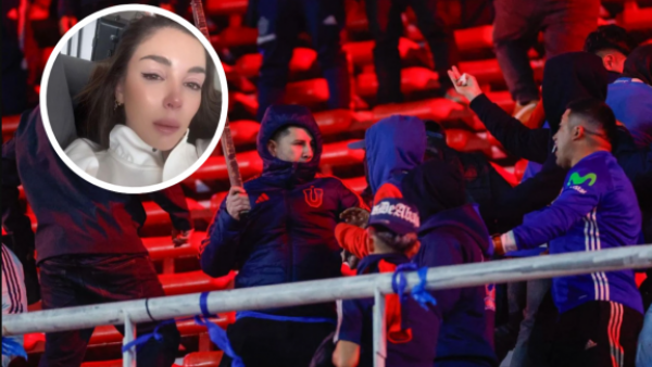 El llanto de Cata Vallejos tras polémicos dichos contra hinchas de la U: "Estoy mal"
