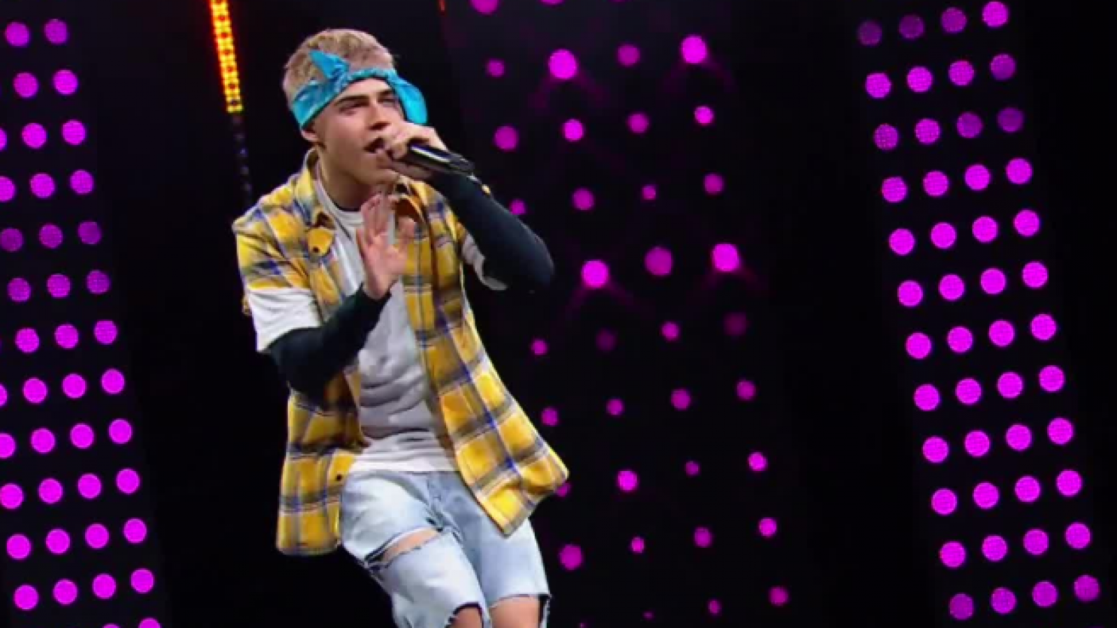 La energía de Justin Bieber se hizo sentir en Mi Nombre Es
