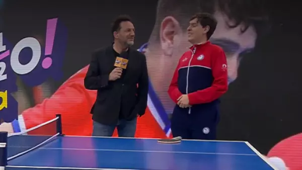 El tenimesista Ignacio Torres en El Medio Día.