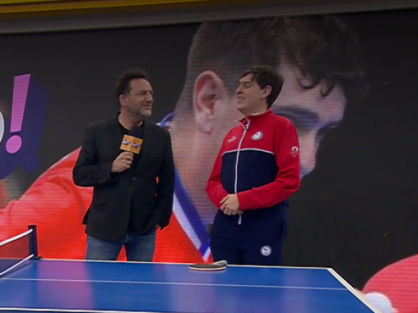 El tenimesista Ignacio Torres en El Medio Día.