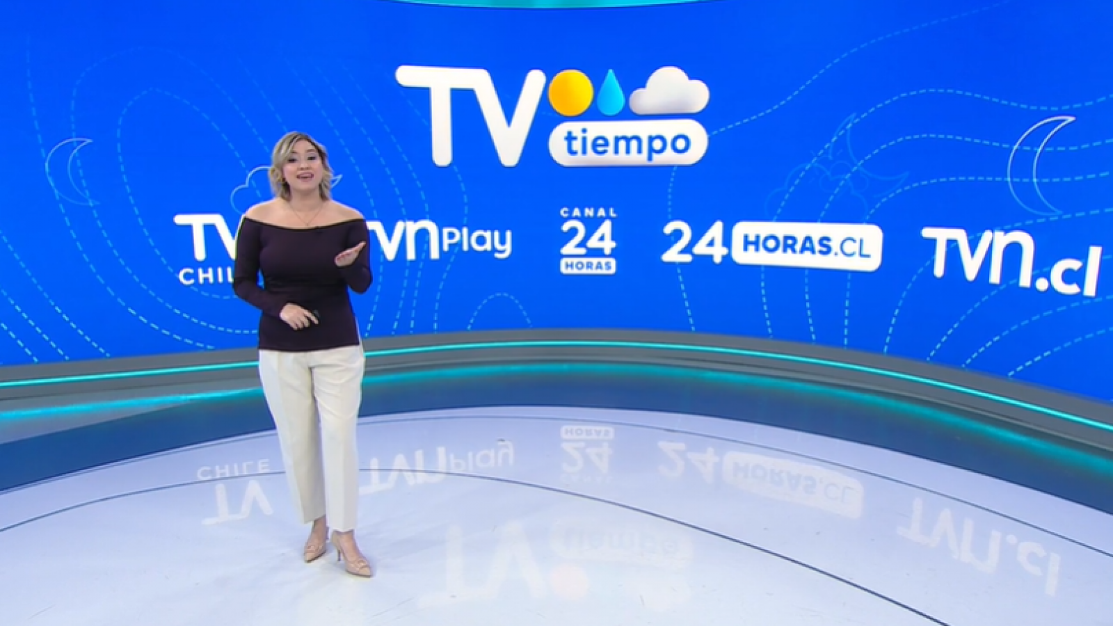 <p>Génesis Villar en TV Tiempo</p>
