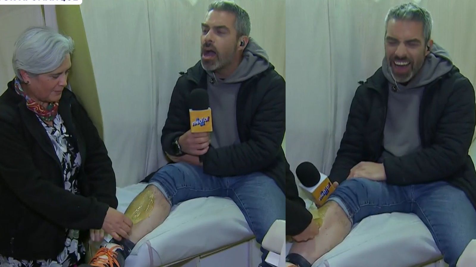 Nico Gutiérrez acepta desafío de depilarse en vivo para "El Medio Día"
