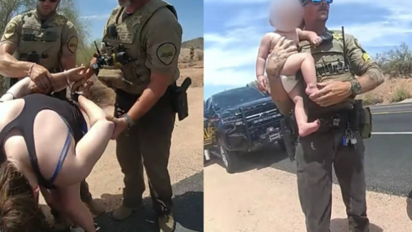 Inquietante registro: Detienen a mujer que conducía ebria y con su hija sin cinturón en Estados Unidos
