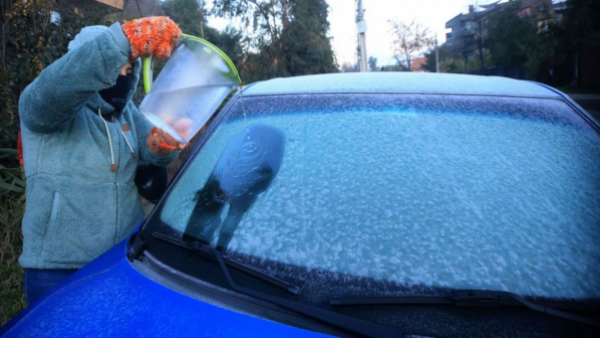 A prepararse: Heladas podrían dejar hasta -3° en la zona centro sur del país
