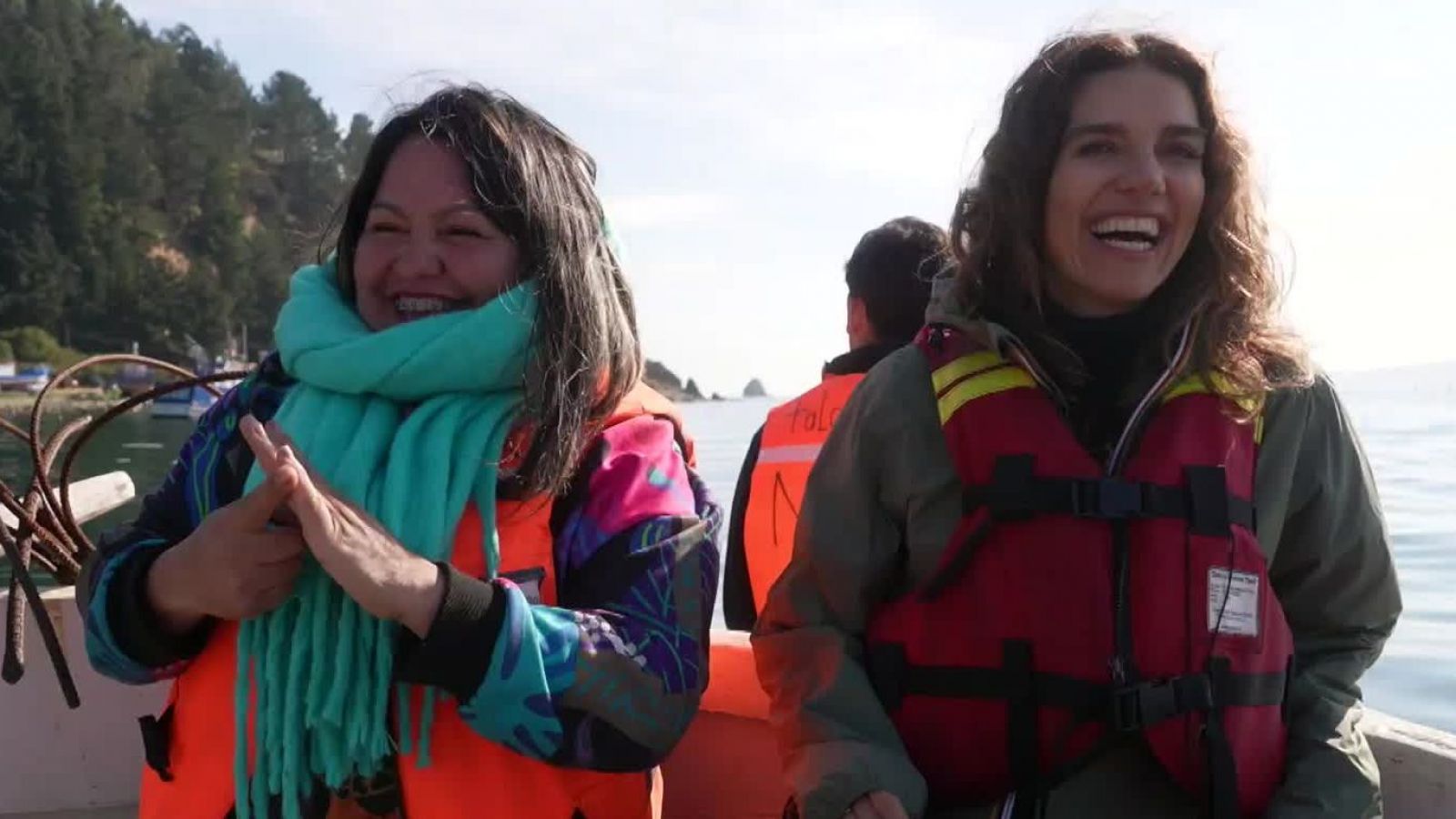 María Luisa descubre el "caribe" del Biobío

