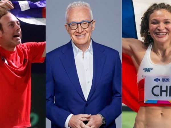 Nicolás Massú, Pedro Carcuro y Martina Weil