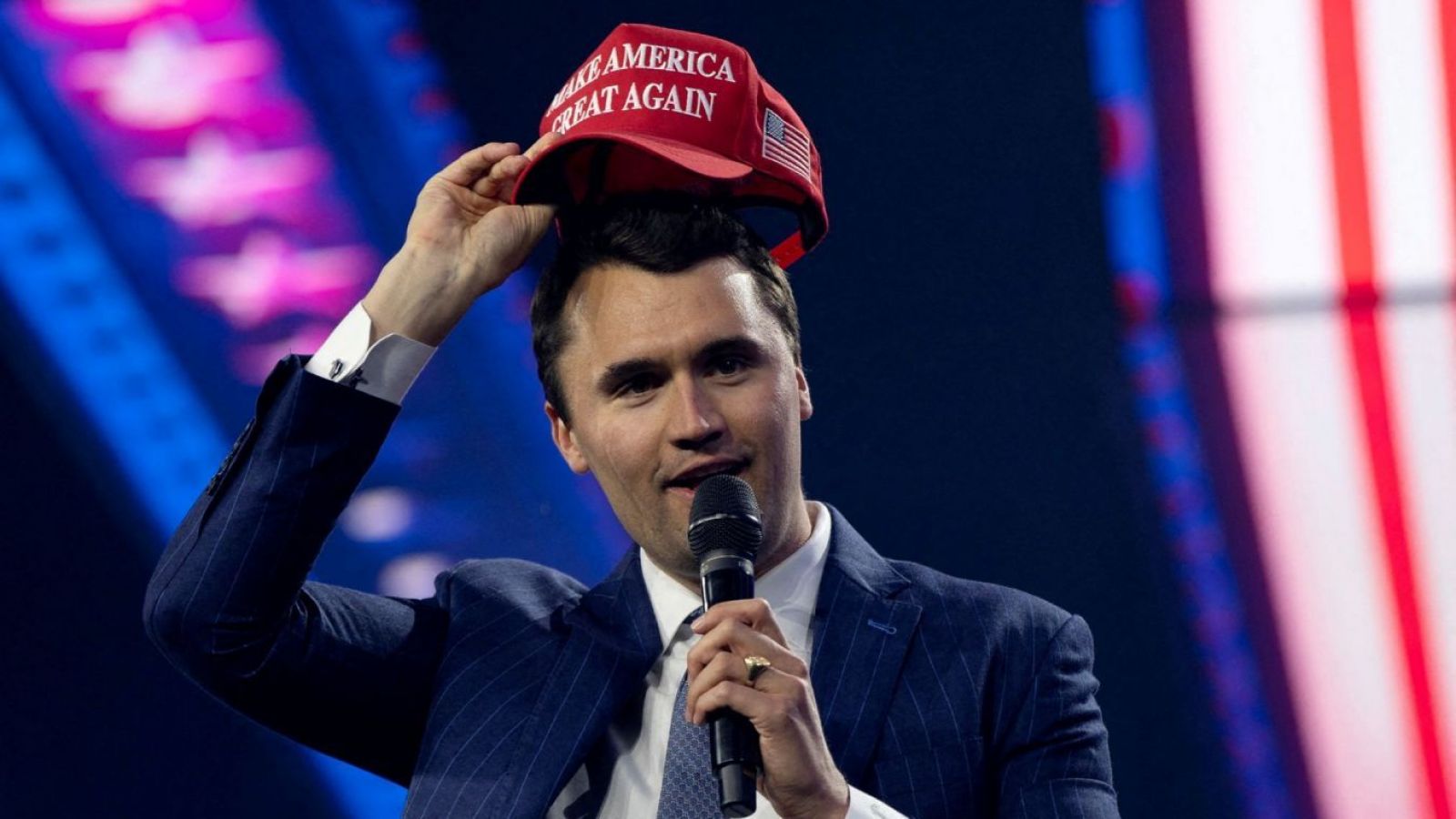 El fallecido activista Charlie Kirk.