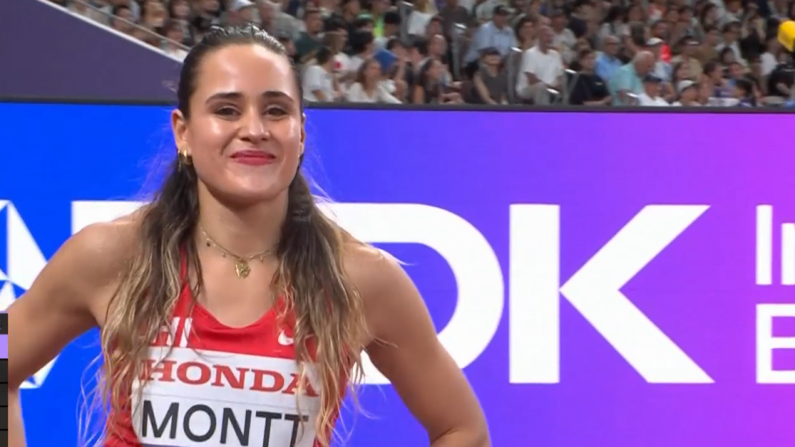 Revive la participación de Ignacia Montt en los 100 mts del Mundial de Atletismo Tokio 2025

