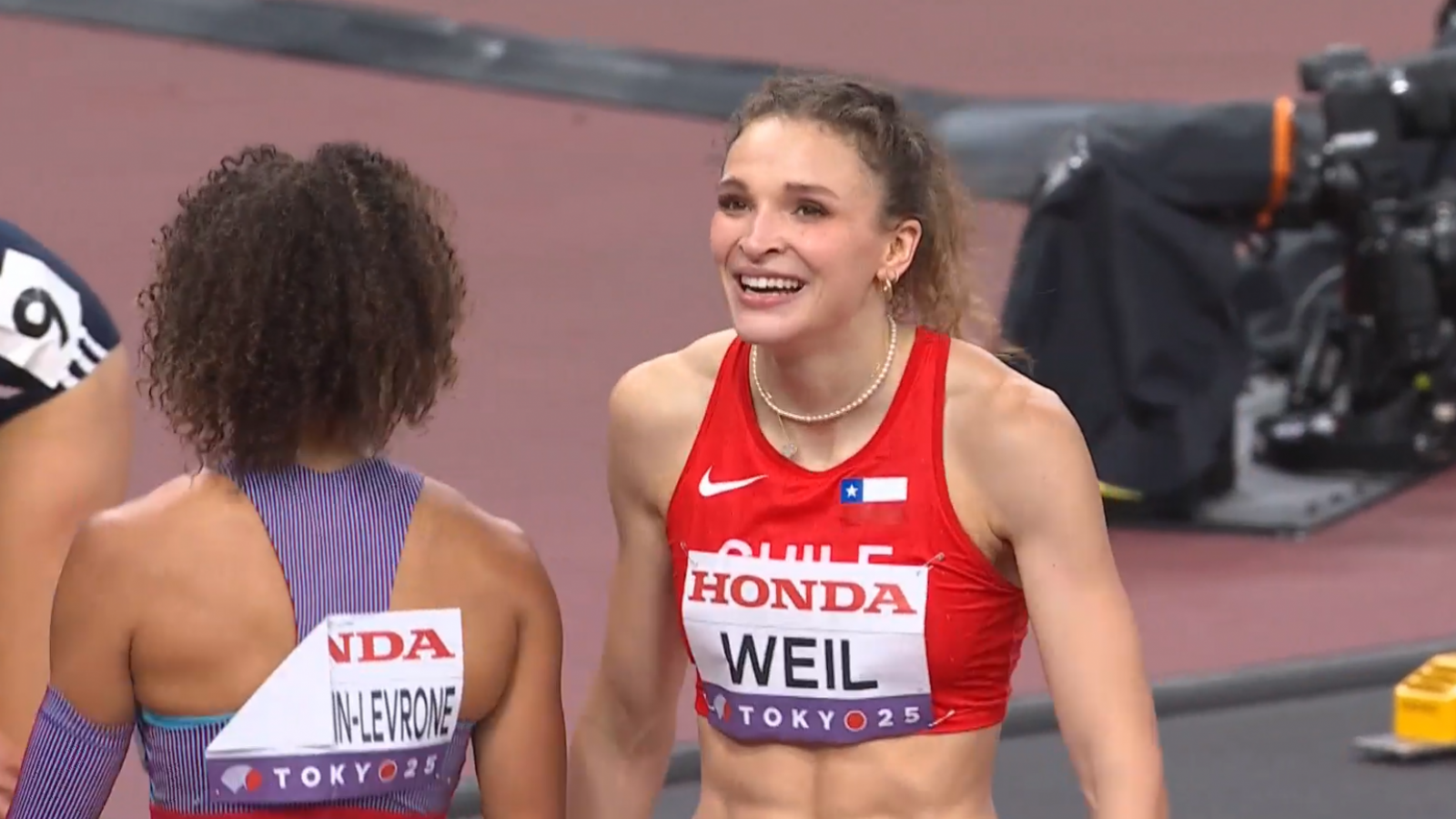 Transmite TVN: Mañana no te pierdas la carrera de Martina Weil en las semis del Mundial de Atletismo
