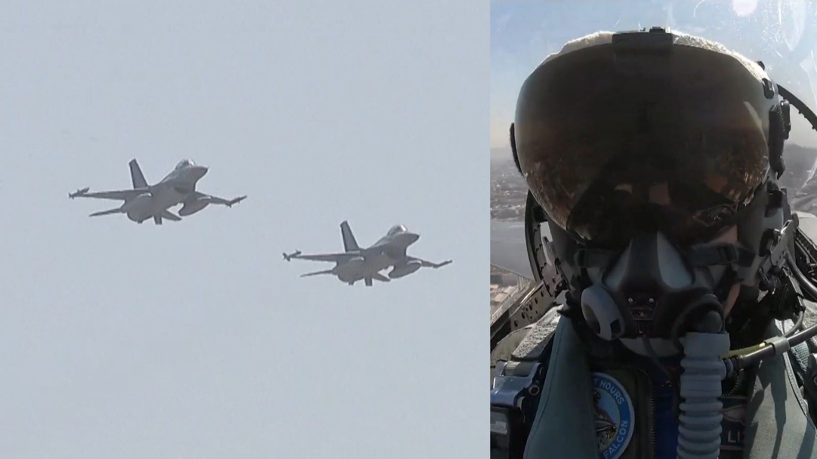 Guardianes del cielo nacional: Así fue el paso de los F-16 en la Parada Militar 2025

