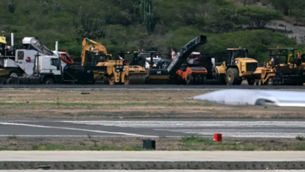 <p>Jet privado se estrella en aeropuerto de Venezuela</p>Jet privado se estrella en aeropuerto de Venezuela
