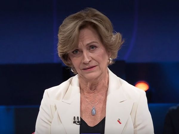 Candidata presidencial de Chile Vamos y Demócratas, Evelyn Matthei (UDI)