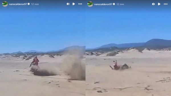 Impactante accidente de Rebeca Naranjo: Pareja de Nano Calderón sufre grave caída en moto
