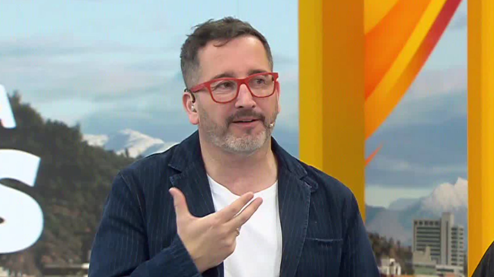 Eduardo Fuentes en el matinal Buenos Días a Todos.
