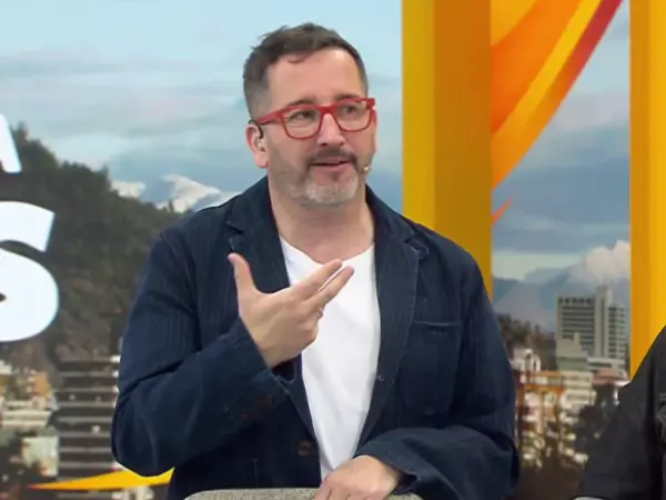 Eduardo Fuentes en el matinal Buenos Días a Todos.