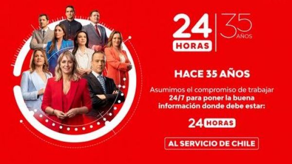 TVN celebra los 35 años de “24 Horas”, el noticiero que ha marcado la agenda informativa de Chile

