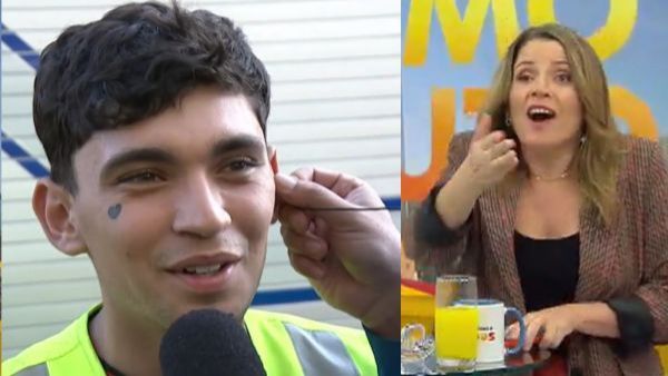 "Es muy bonita la señora...": El coqueto saludo a Monse Álvarez en plena emergencia
