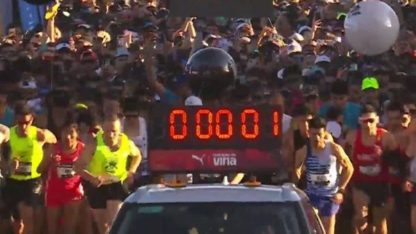 Así fue la largada de los 21K y 42K del Puma Maratón de Viña
