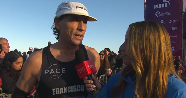 "Estoy feliz de estar acá": Corredor celebra sus 55 maratones en Viña del Mar

