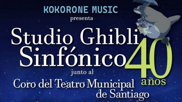"Studio Ghibli Sinfónico" llega al Teatro Municipal de Santiago