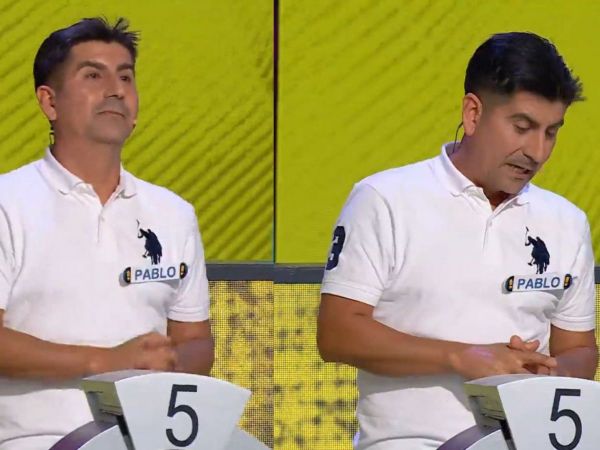 El participante de Ahora Caigo, Pedro, se emocionó tras enviar un saludo a su madre.