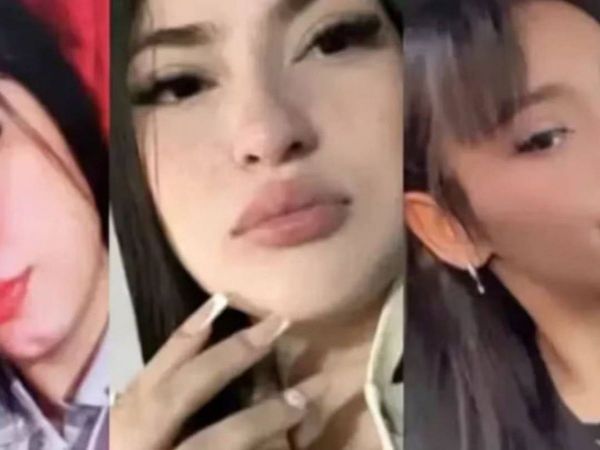 Collage de imágenes de Brenda del Castillo (20), Morena Verdi (20) y Lara Morena Gutiérrez (15).