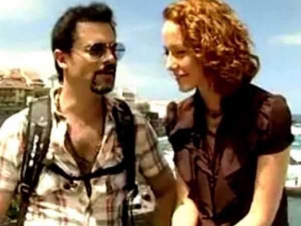 Felipe Camiroaga junto a su hermana, Paola Bontempi