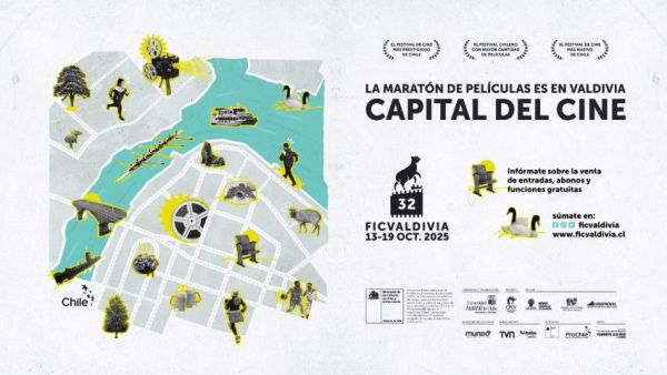 <p>Festival Internacional de Cine de Valdivia 2025</p>Comienza el Festival Internacional de Cine de Valdivia 2025
