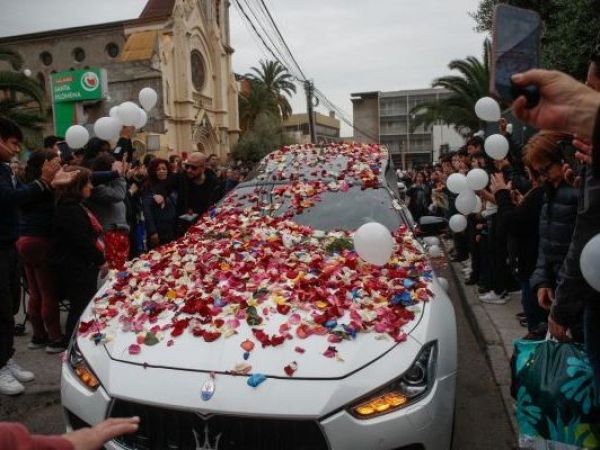 El emotivo y masivo funeral de Esteban Hermosilla, el niño que murió por culpa de delincuentes