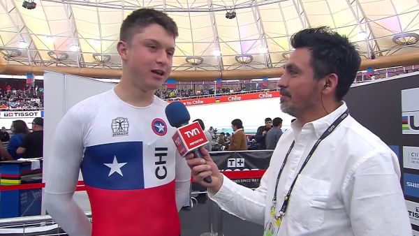 <p>Diego Rojas, ciclista chileno</p>"Fue súper duro": Diego Rojas debutó en el Mundial de Ciclismo Pista
