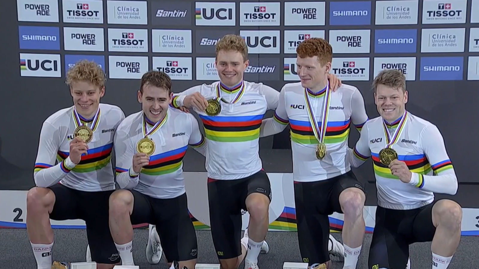 Medallas y caídas: Mira el resumen de la segunda jornada del Mundial de Ciclismo Pista Chile 2025
