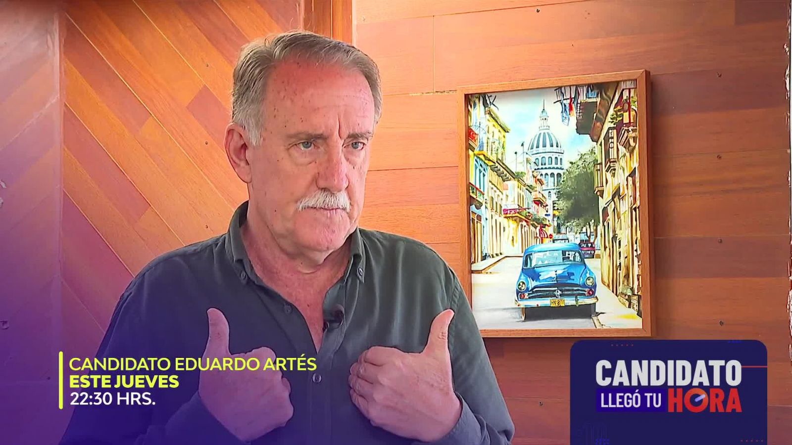 <p>Eduardo Artés, candidato presidencial</p>

