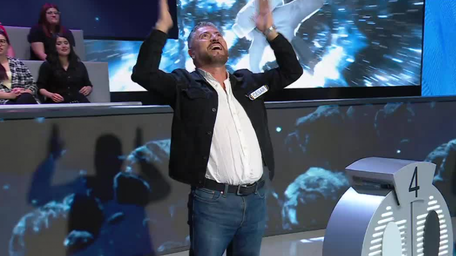 César cumplió su sueño en ¡Ahora Caigo! y no era ganar el programa

