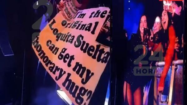 <p>Dua Lipa en Chile </p>"Loquita suelta": El momento en que Dua Lipa repartió abrazos, selfies y encantó al público durante su concierto en Chile
