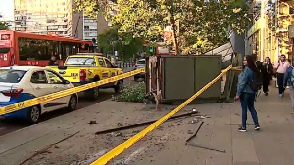 <p>Accidente de tránsito en Providencia </p>Ataque de tos provoca grave accidente en Providencia
