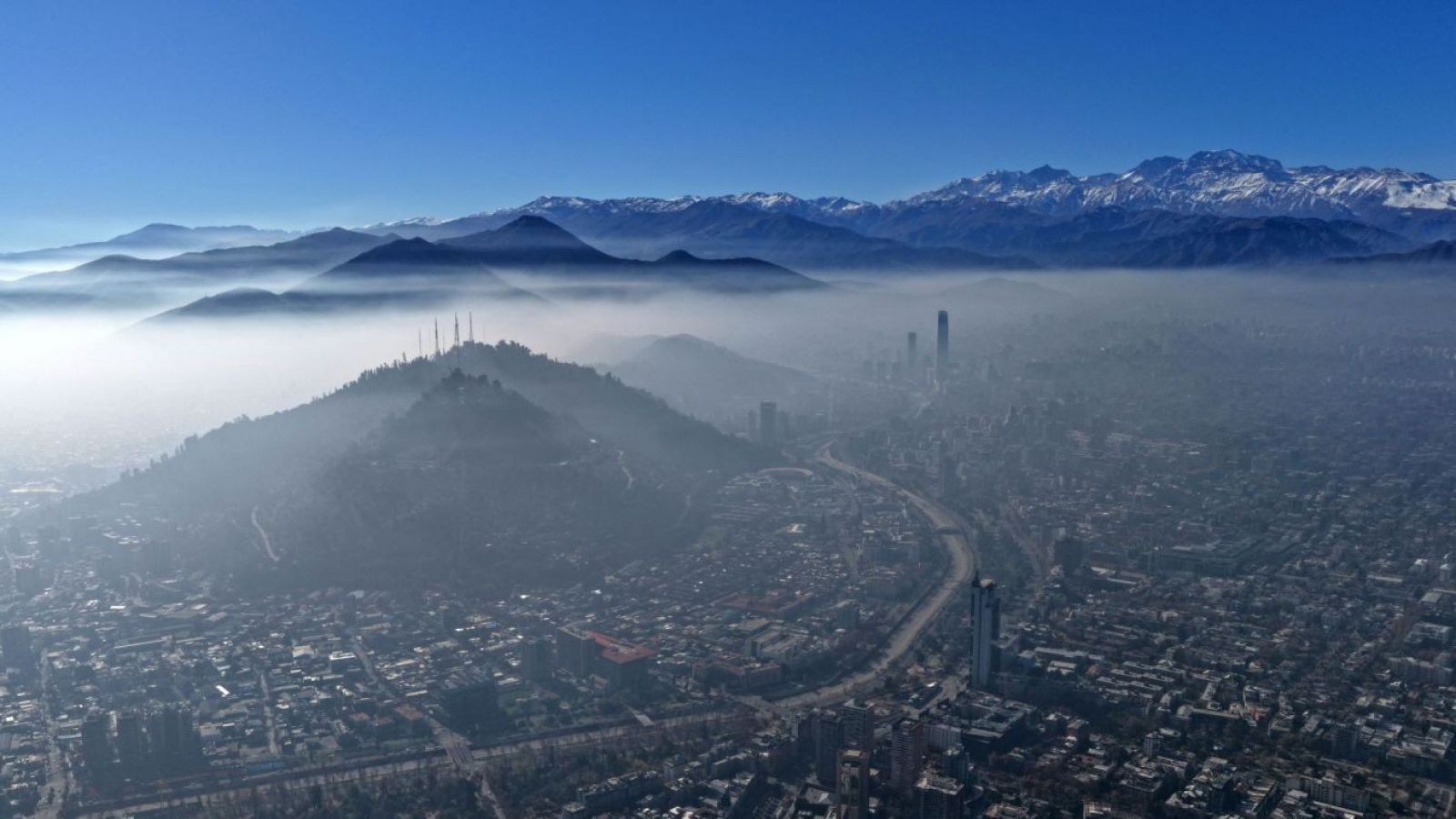Chile es el país con mayor contaminación del aire, según la OCDE