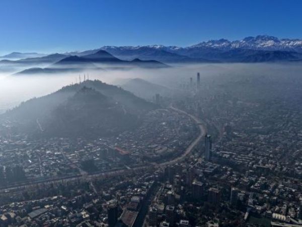 Chile es el país con mayor contaminación del aire, según la OCDE