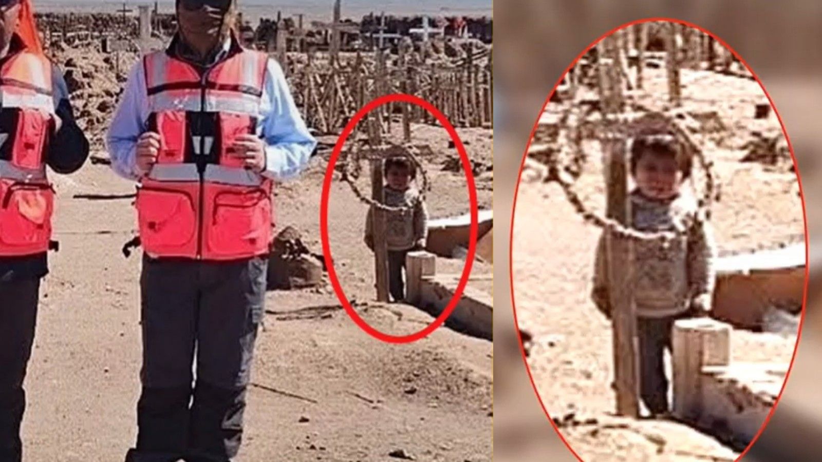 ¡Nos sorprendió a todos!: La impactante foto de niño en medio del desierto
