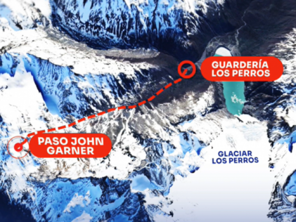 Ruta de la tragedia en las Torres del Paine