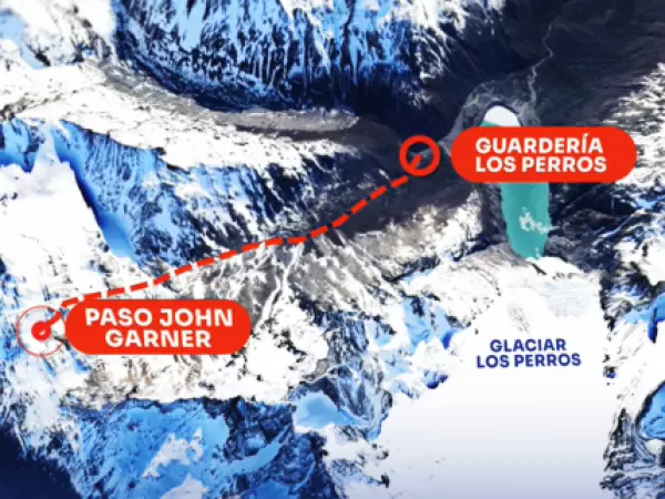 Ruta de la tragedia en las Torres del Paine