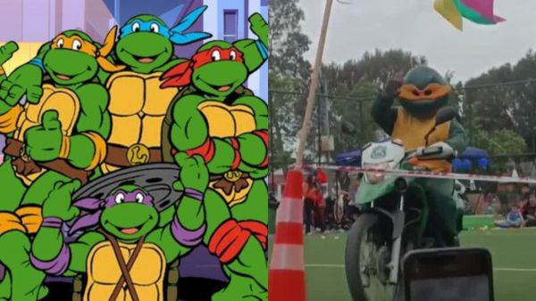 Carabineros realizan una detención disfrazados de las Tortugas Ninja
