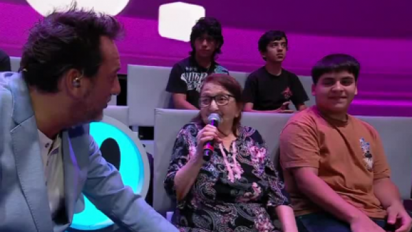 "¡Ese es Julio!": el orgullo de Margarita por su bisnieto en ¡Ahora Caigo!