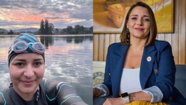 "Pasamos nadando en el río todo el invierno": así se preparó la alcaldesa de Valdivia para el Ironman 70.3
