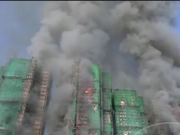 Incendio en Hong Kong