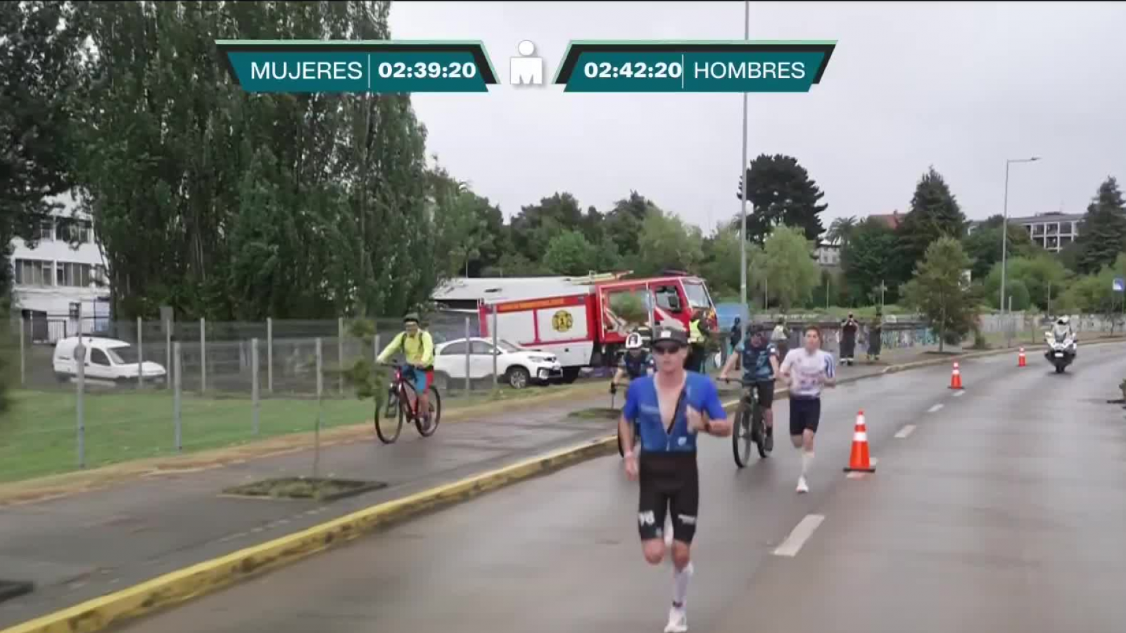 ¡Vamos con todo!: el chileno Diego Moya es el nuevo líder del Ironman 70.3 de Valdivia
